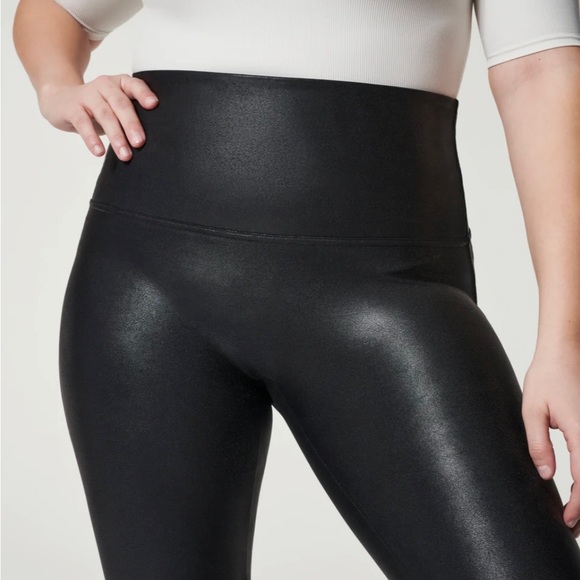 SPANX Dresses & Skirts - Faux Leather Leggings